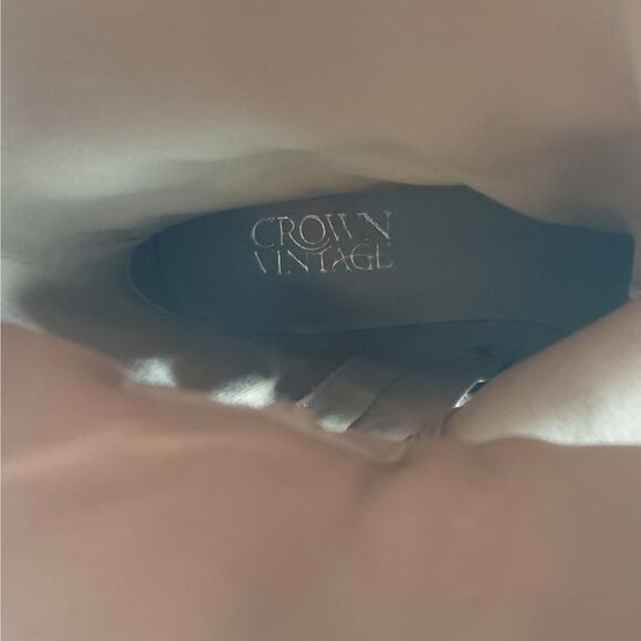 Crown Vintage Fyan Riding Boots Women’s 8W Brown Wide Calf Knee High Equestrian - Picture 8 of 11